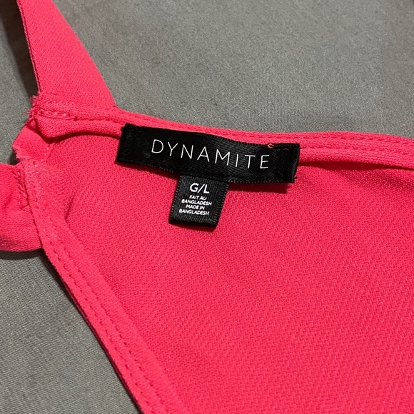Dynamite Tank Top, Pink, Large - Picture 4 of 5